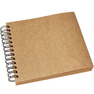 Álbum de recortes de 100 páginas, impresión personalizada, álbum de espiral hecho a mano para Instax, libro de recuerdos, libro Kraft en blanco, libro de invitados de boda