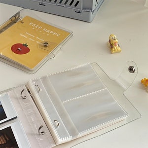 Transparent Photo Album Mini Polaroid Album Photo Card Train
