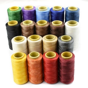 65m 150D 1mm Flat Waxed Wax Thread Cord Sewing Craft Wax String
