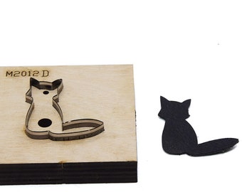 Fox Leather Cutting Die,Custom cat Leather Punch Die Cut Mold,Leather Crafts Kraft Tool