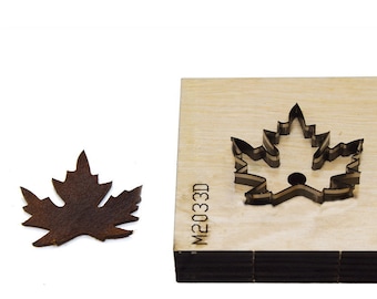 Maple Leaf Leather Cutting Die,Custom Leather Punch Die Cut Mold,Leather Crafts Kraft Tool,Leather Keychain