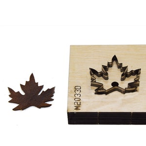 Maple Leaf Leather Cutting Die,Custom Leather Punch Die Cut Mold,Leather Crafts Kraft Tool,Leather Keychain