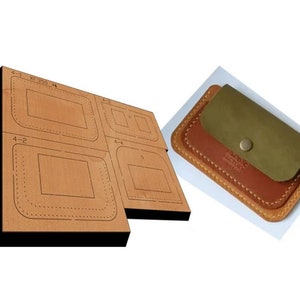 Pacchetto di carte per bottoni Stampo per fustellatura, set di fustelle per punzonatura in pelle fai-da-te alla moda, set di strumenti Kraft per artigianato in pelle di tendenza, set di fustellatura sixxiz