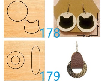 Custom Leather Cutting Die,Earring Leather Punch Die Cut Mold,Leather Crafts Kraft Tool