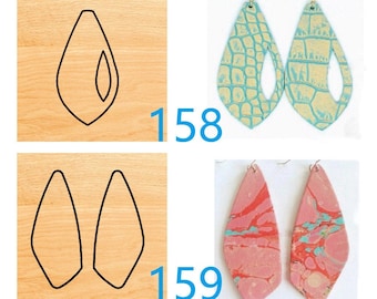 Leather Cutting Die,Leather Earring Die Cut,Custom Size Leather Punch Die Cut Mold,Leather Crafts Kraft Tool