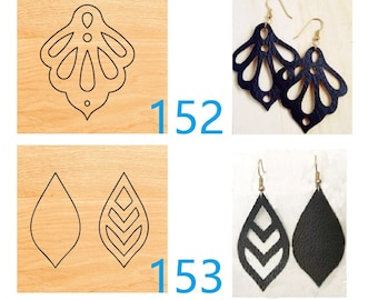 Earring Shape Custom Leather Cutting Die,Leather Punch Die Cut Mold,Leather Crafts Kraft Tool