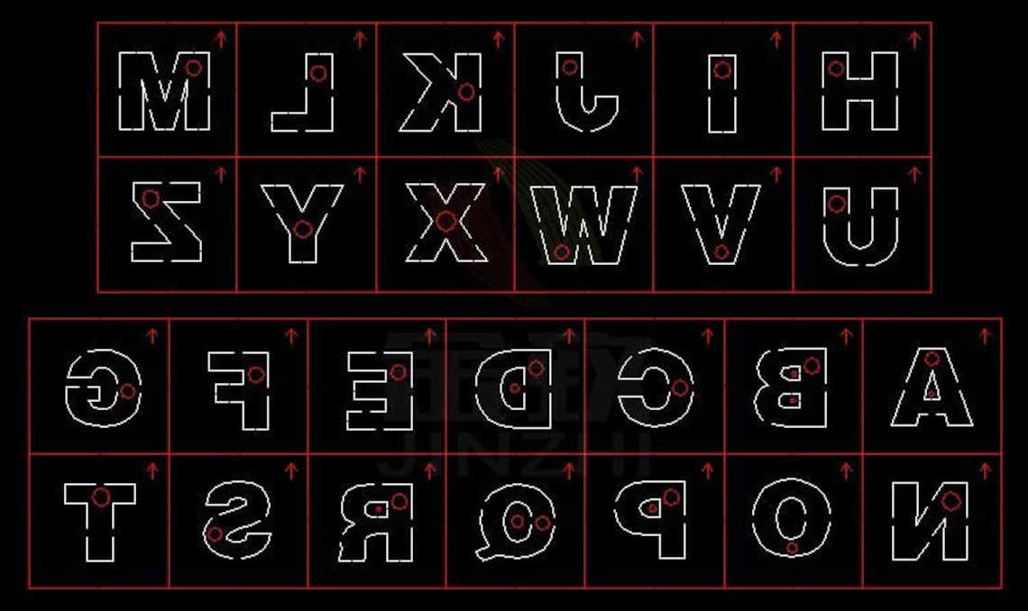 26pcs Alphabet Leather Cutting Diesalphabet Letter Steel Die | Etsy