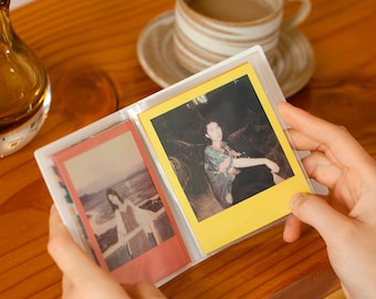 Polaroid Mini 3-inch Photo Album,Instax Wide Polaroid Photo Memory Album,Polaroid 600 photo album, Palm size Photo Album, SX70, I-Typefilm