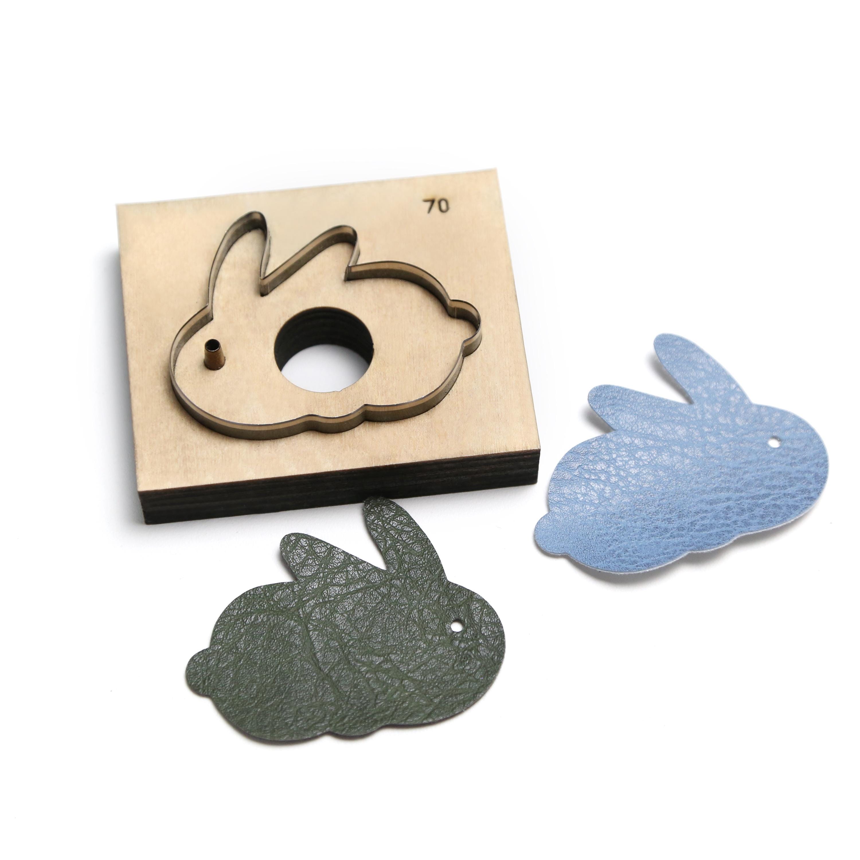 Custom Rabbit Leather Cutting Die, Bunny Leather Craft Punch Mold