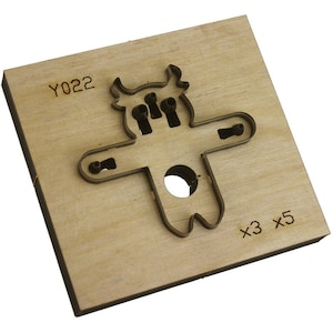 Cow Keychain Custom Leather Cutting Die Cut Mold,Leather Punch Die Set,Leather Crafts Kraft Tool,Handmade Cutters