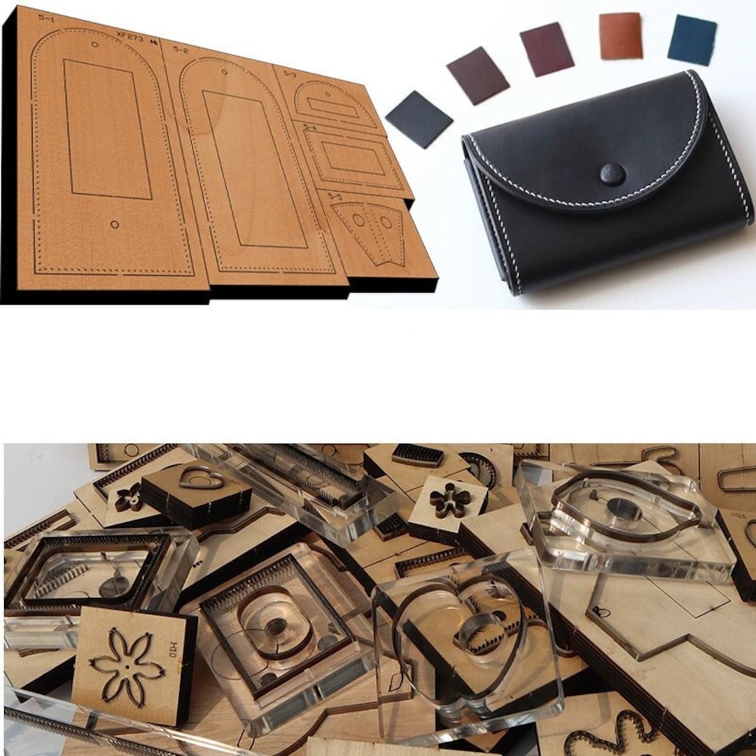 Wholesale SUPERDANT Leather Cutting Dies Leather Wallet Wooden Die Cutting  Unique 3D Triangle Coin Purse DIY Craft Die Cut Faux Leather Holder Storage  Bag Cutting Dies Machine for Women Men Gifts 