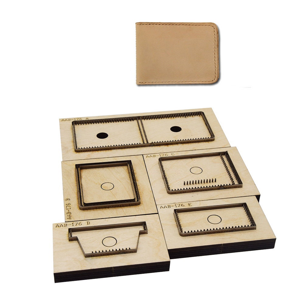Multi-card Position Short Clip Wallet Leather Cutting Die Cut Mold