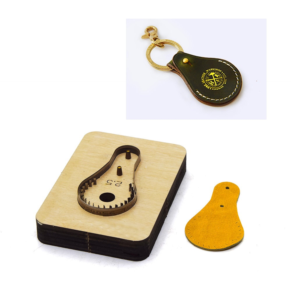 Leather Cutting Die Cut Moldkeychain Leather Punch Die Etsy