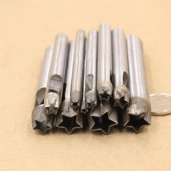 Slandard Round & Star punch Combination Chisel Set Price in India