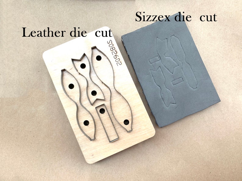 Bow Leather Punch Diediy Leather Wing Bowknotbow Mold Shape Etsy