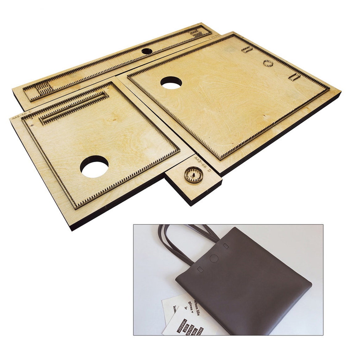 Shoulder Bags Leather Cutting Die Cut Moldcustomized Bags Etsy