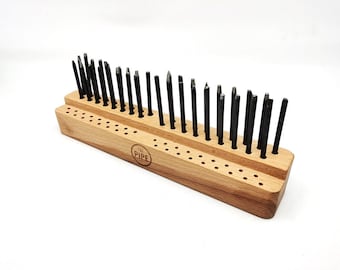 Tools Organizer,Tools Display Holder,Leathercrafts Beech Tools Holder,Wooden Leather Tool Storage Rack