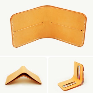 Molde troquelado para cortar cuero con billetera de tarjeta simple, juego de troqueles de perforación de cuero personalizados, cortadores hechos a mano