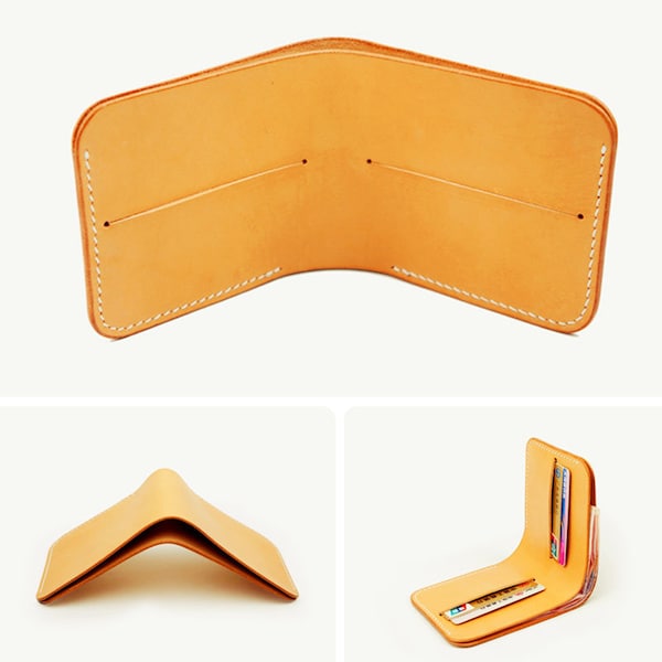 Leather Cut Die Wallet Etsy