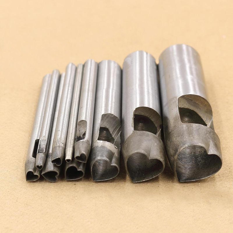 Durable Steel Hole Punchheart Shape Leather Mini Hole Etsy