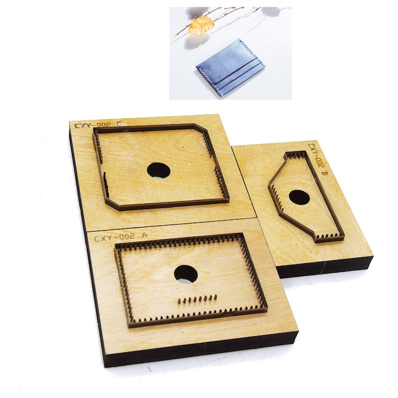 Card Bag Leather Cutting Die Cut Mold Setcustom Leather Punch Etsy