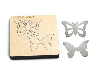 Butterfly Leather Cutting Die, Custom Butterfly Crafts Punch Mold, Kraft Tool Suitable for Sizzix machines