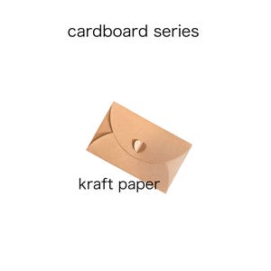 Heart Kraft Envelopes Set,Personalized Printing Envelopes With Love Heart Closure,Blank Cards,Mini Coin Envelopes,Gift Card Envelopes, Kraft paper