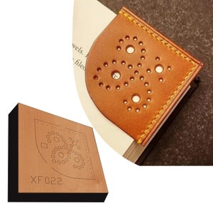 Bookmarks Custom Leather Punch Die Set, bookmark hole pattern Leather Cutting DieLeather Cutting Die Cut Mold,Leather Crafts Kraft Tool