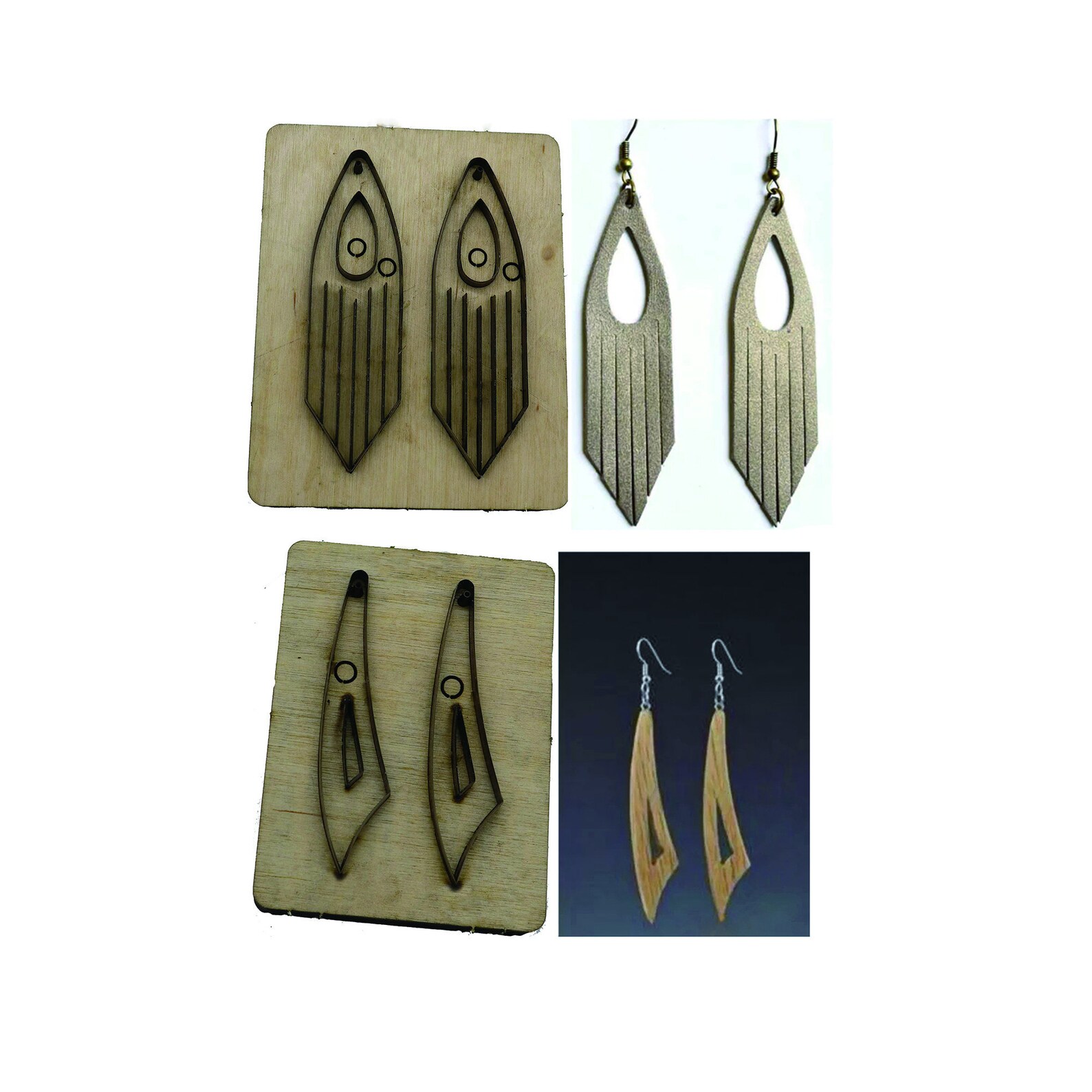 Drop Earring Shape Custom Leather Cutting Dieleather Punch Etsy