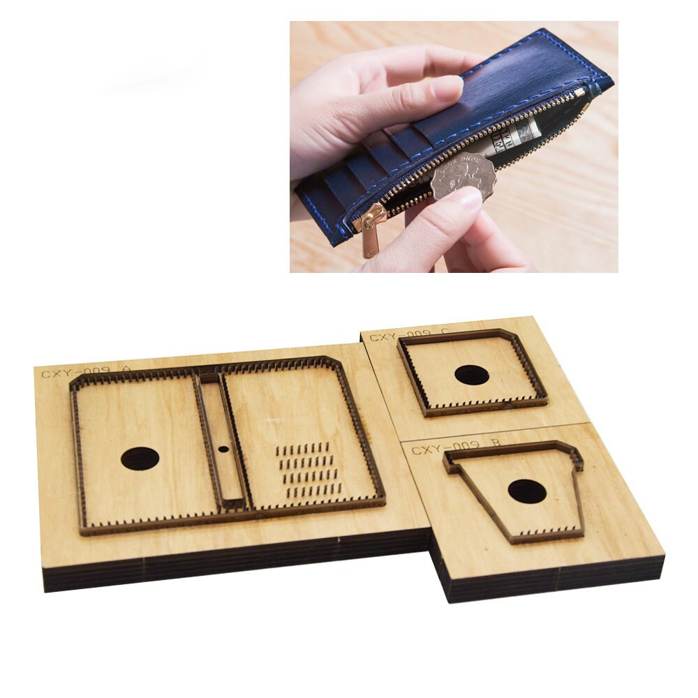 Long Wallet With Zipper Custom Leather Punch Die Set,leather
