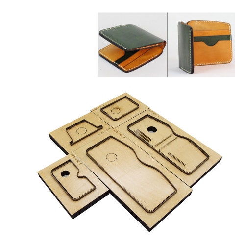 Wallet Shape Leather Punch Die Setcustom Leather Cutting Die Etsy