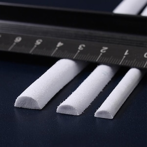 半円形の弾性パッドコア、ドラムモデリング用、圧迫防止と強力な反発、手作りDIYレザーアクセサリーの裏地