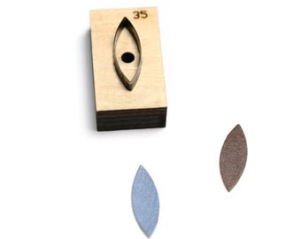 Water Droplet Leather Cutting Die, Earring Punch Mold, Leather Crafts Tool