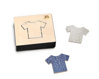 Custom T-shirt Leather Cutting Die, Sizzix Crafts Pendant Tool