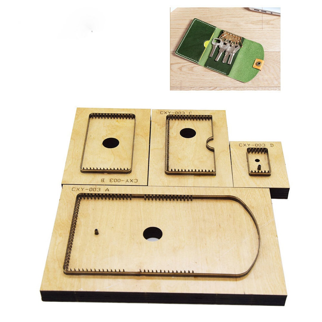 Leather Cutting Die Cut Mold,diy Key Case and Card Bag Leather Punch ...
