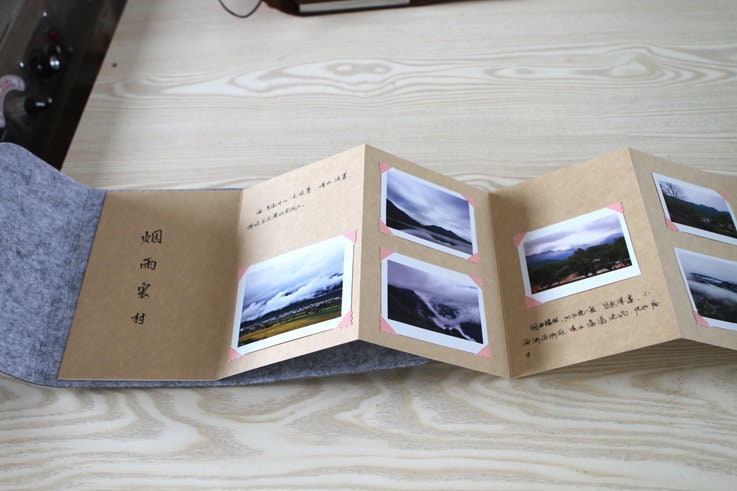 Personalized Photo Album Scrapbook 60 Page. DIY Handmade Album