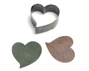 Heart Shape Steel Leather Cutting Die, Leather Crafts Tool