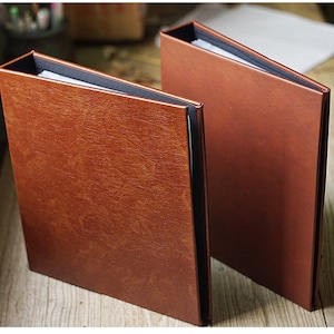 Leather 4D size 6 inches ,Custom engraving cover Photo Album,Scrapbook Album,Vintage Collection Album,Instax Photo Memory Album,Travel Album