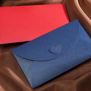 Heart Kraft Envelopes Set,Personalized Printing Envelopes With Love Heart Closure,Blank Cards,Mini Coin Envelopes,Gift Card Envelopes, image 14
