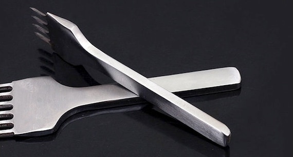 Scalpello/set Di Scalpello Con Foro Rotondo, In Ferro Da Pungere - Foto 14