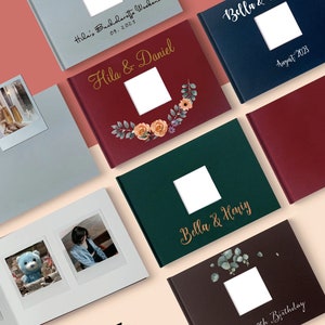 Album Polaroid da 8,6*10,8 cm, album fotografico personalizzato, album fotografico scrivibile, album fotografico, per carta fotografica Polaroid, regali di San Valentino
