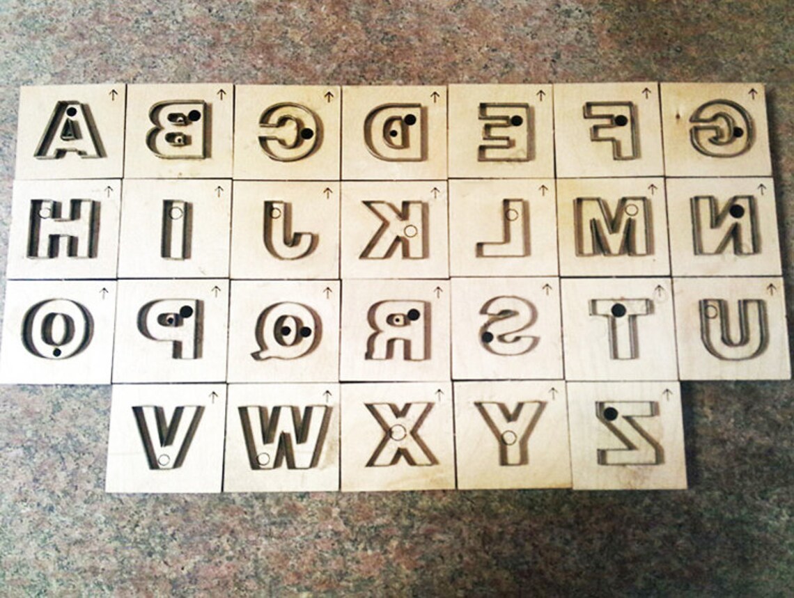 26pcs Alphabet Leather Cutting Diesalphabet Letter Steel Die | Etsy