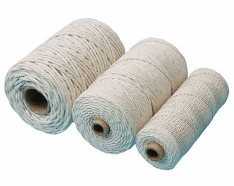 Cotton Thread for Weaving,Cotton Twisted Cord 1mm,2mm,3mm,4mm,5mm,6mmm Thickness,Cotton Yarn