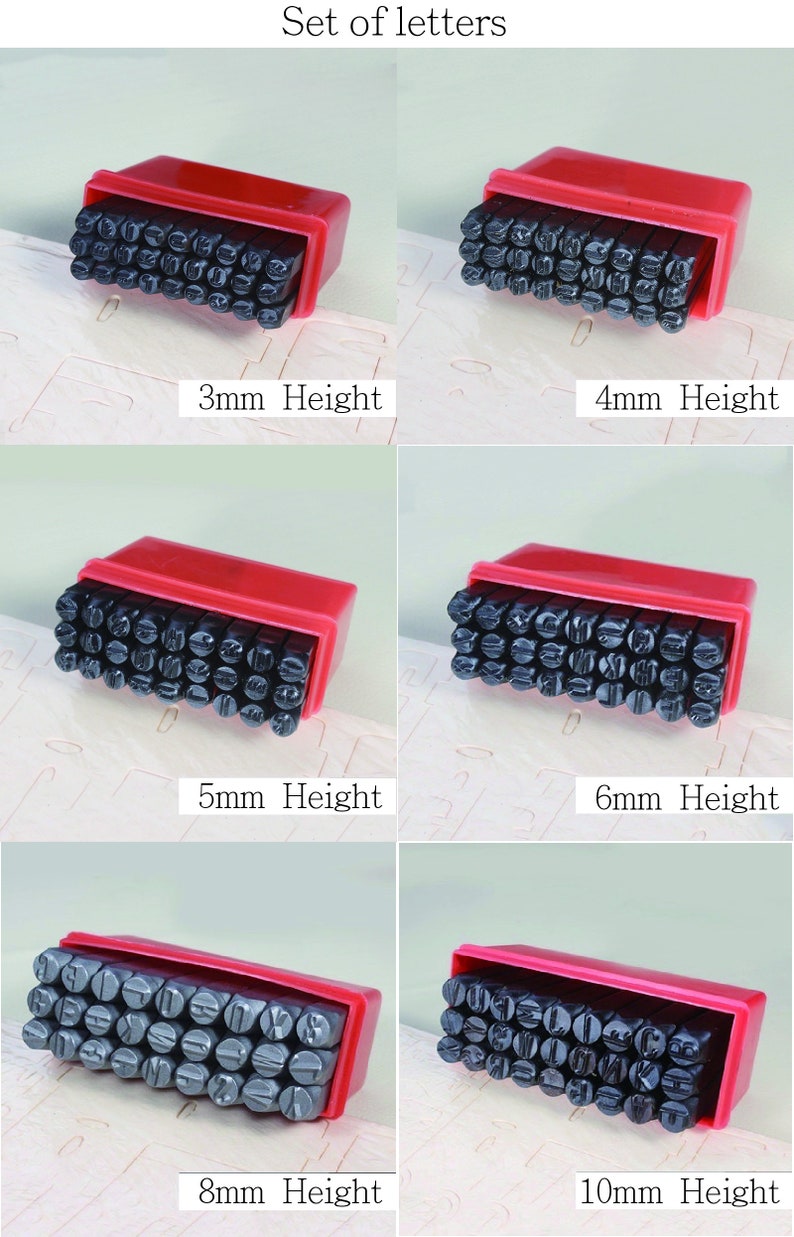 Number & Alphabet Metal Stamp Letter Punch Stamp Metal Jewelry Etsy