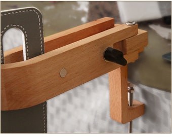 Pince En Bois De Hêtre Pour Travail Du Cuir - Outil De Fixation Pour Couture, Lacing - Fourniture Leathercraft DIY