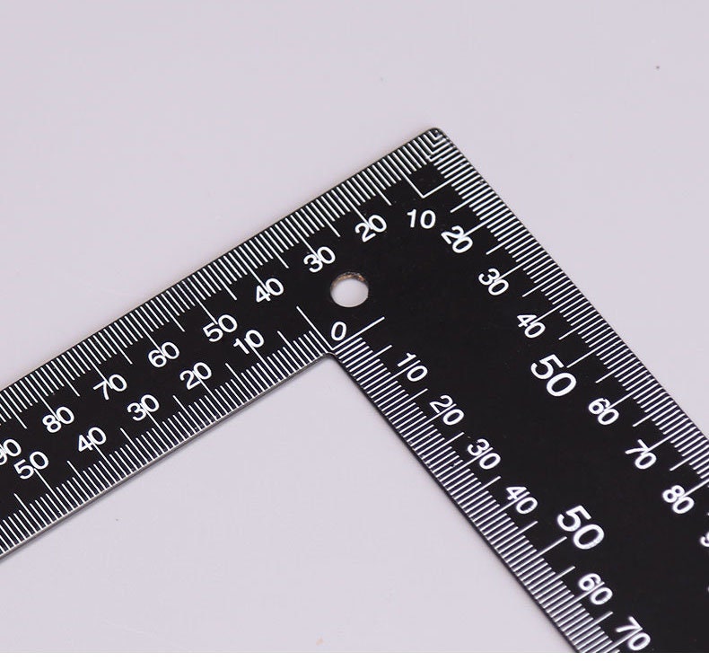 Stainless Steel 3″ x 4″ L-Square Ruler