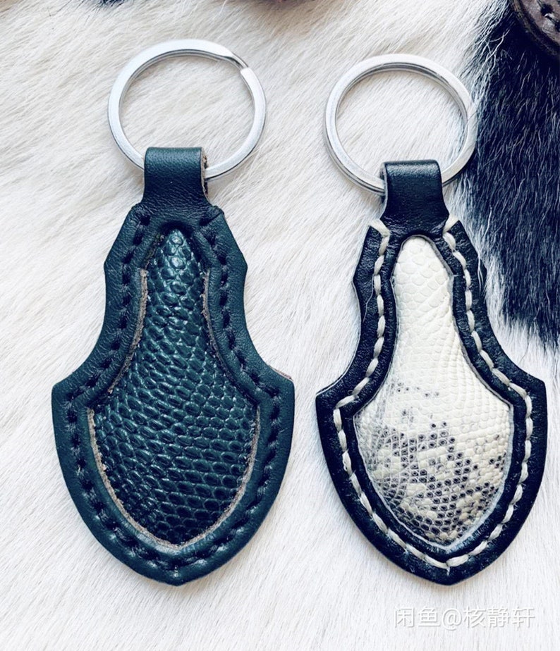 Inlaid Keychain Leather Cutting Die Cut Moldcustom Leather Etsy