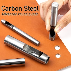 Belt puncher, Round punch, Handmade leather goods, DIY tools, Belt and strap punching, punching machine（1-40mm）