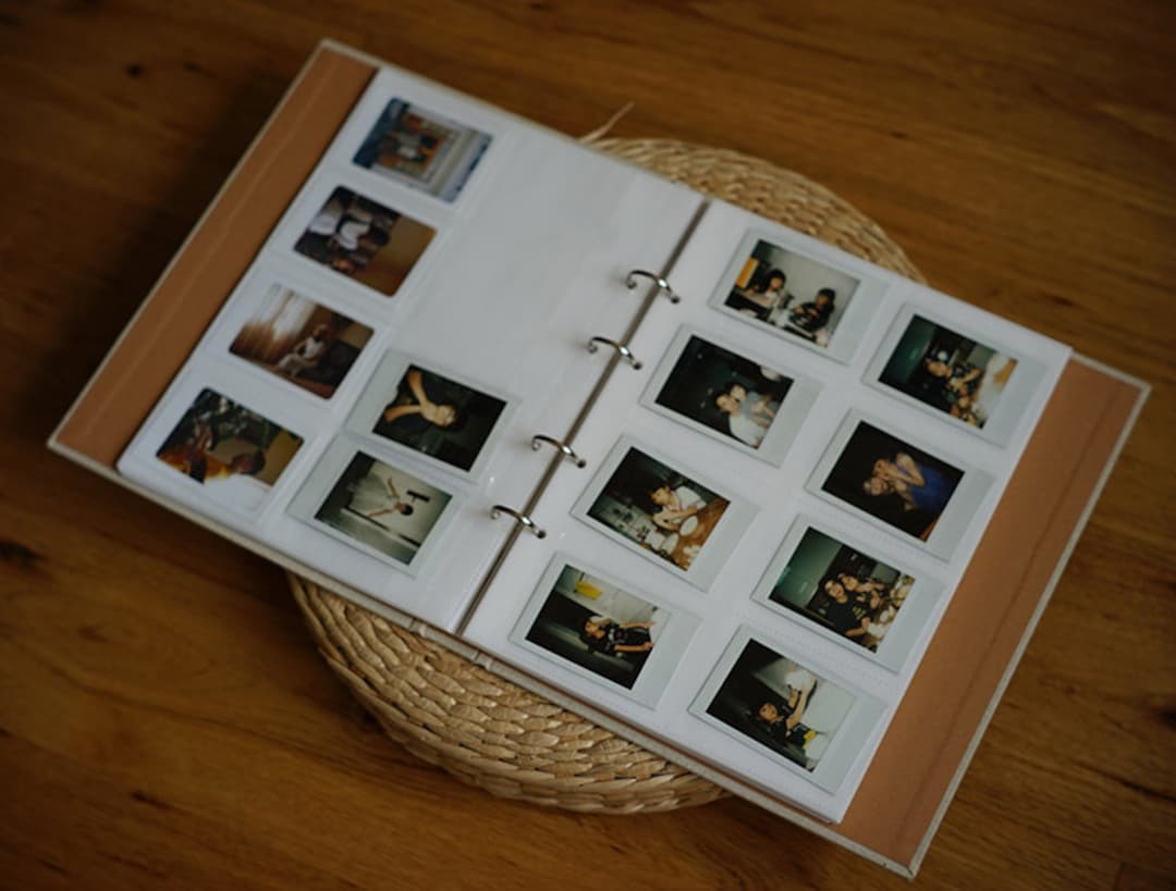 Personalized Photo Album for 4x6 Photos, Picture Album With Sleeves 