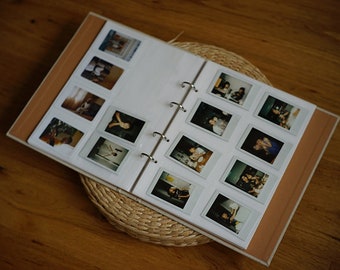3 Inches High capacity Cover Polaroid Photo Album,Album for Instax Polaroid,Mini Polaroid 3 Inches Photo Album,Ticket Storage,Christmas Gift